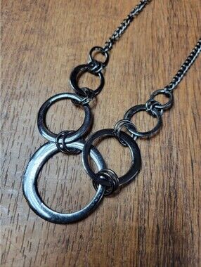Circles statement necklace